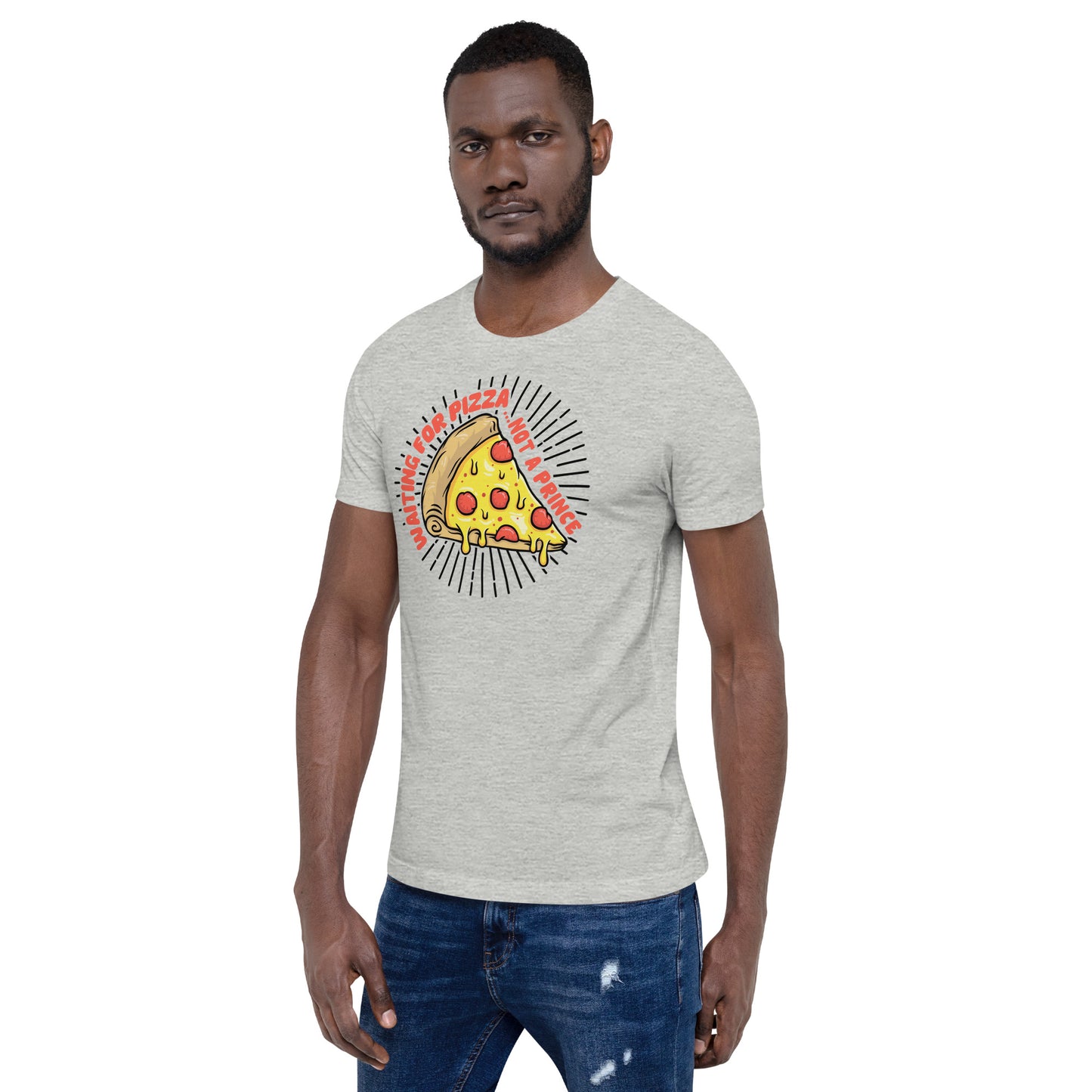 Adult 'Waiting for Pizza' Staple T-shirt