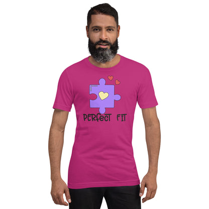 Adult 'Perfect Fit Purple Piece' Staple T-shirt