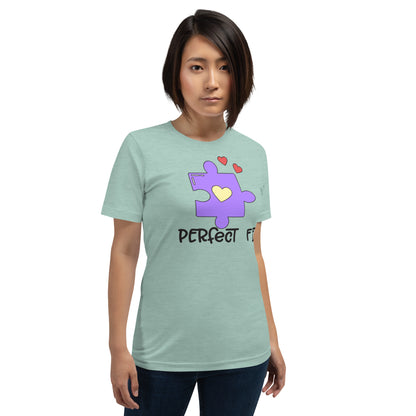 Adult 'Perfect Fit Purple Piece' Staple T-shirt