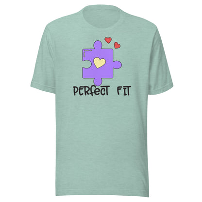 Adult 'Perfect Fit Purple Piece' Staple T-shirt