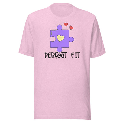 Adult 'Perfect Fit Purple Piece' Staple T-shirt