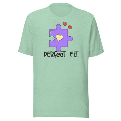 Adult 'Perfect Fit Purple Piece' Staple T-shirt
