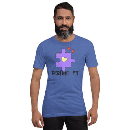 Adult 'Perfect Fit Purple Piece' Staple T-shirt