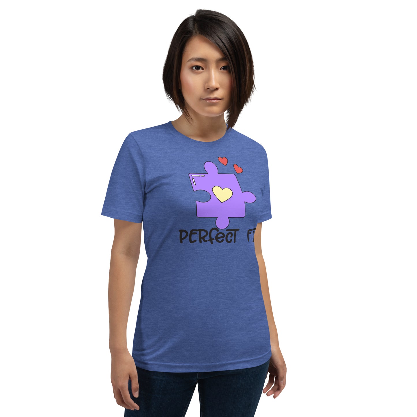 Adult 'Perfect Fit Purple Piece' Staple T-shirt