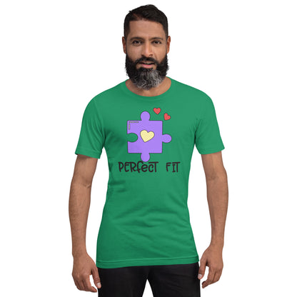 Adult 'Perfect Fit Purple Piece' Staple T-shirt