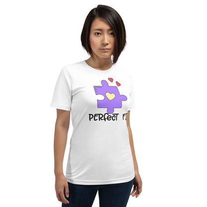 Adult 'Perfect Fit Purple Piece' Staple T-shirt