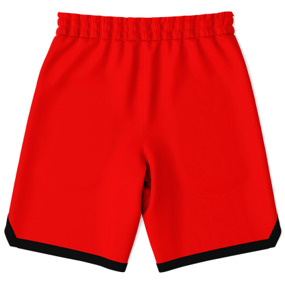 Adult KTG13 TV Red Basketball Shorts