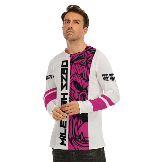 Adult Oop Nation Long Sleeve T-Shirt White