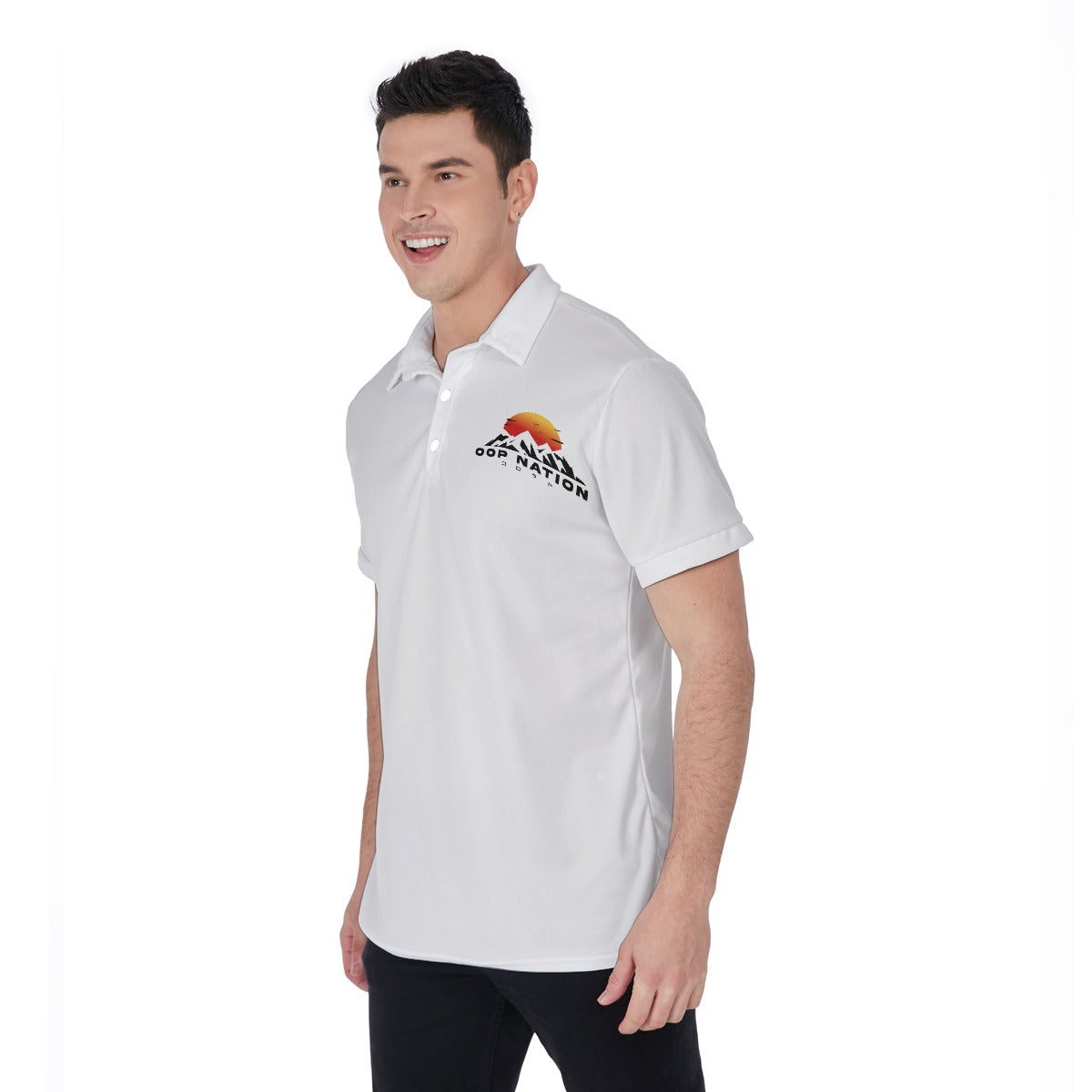 Men's Oop Nation Sunrise Polo Shirt
