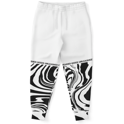 GU Brand 'White Warp' Joggers