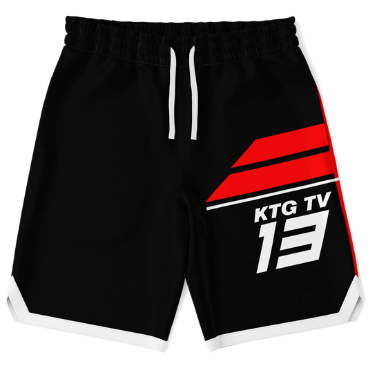 Adult KTG13 TV Black Basketball Shorts