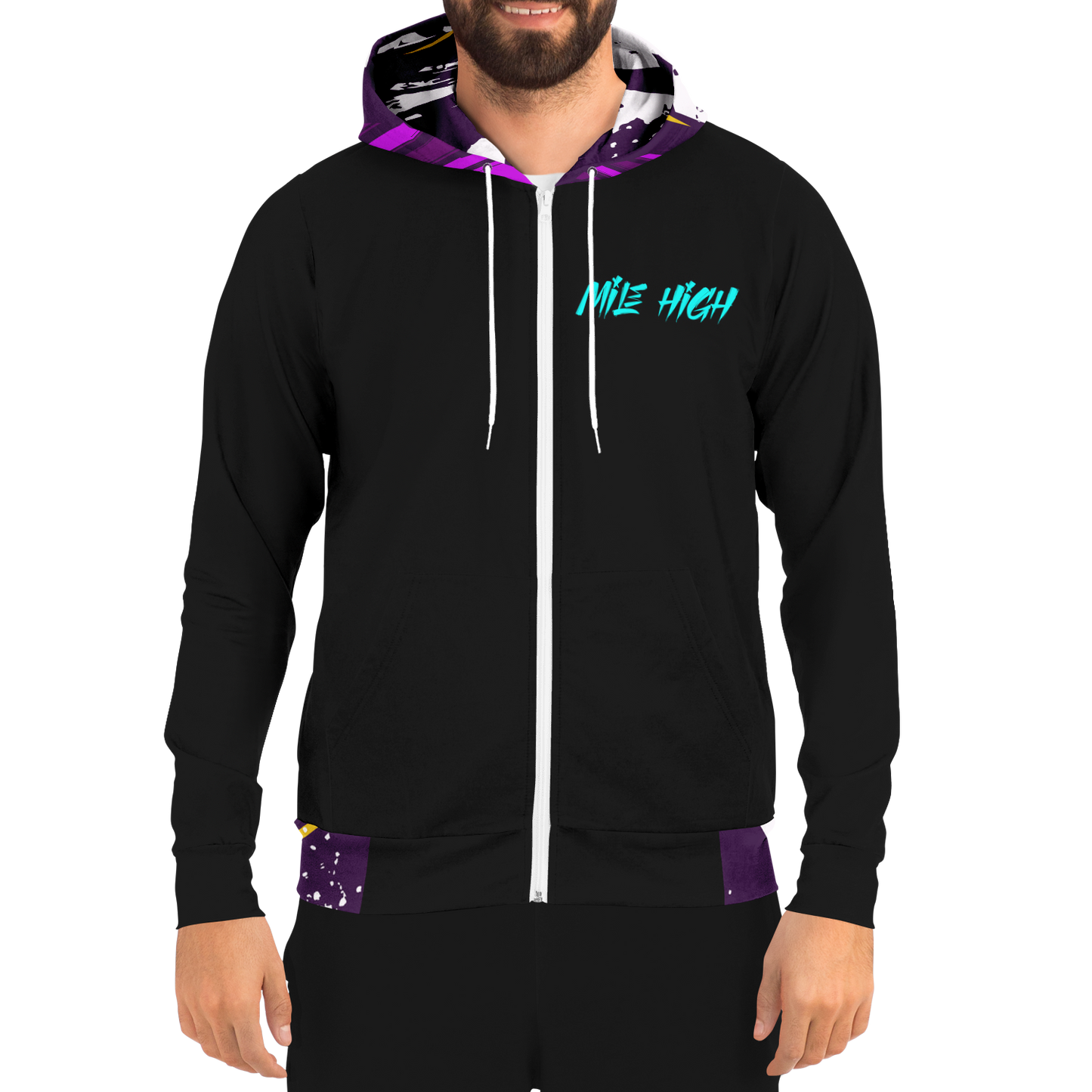 Adult Mile High Gaming Zip Hoodie