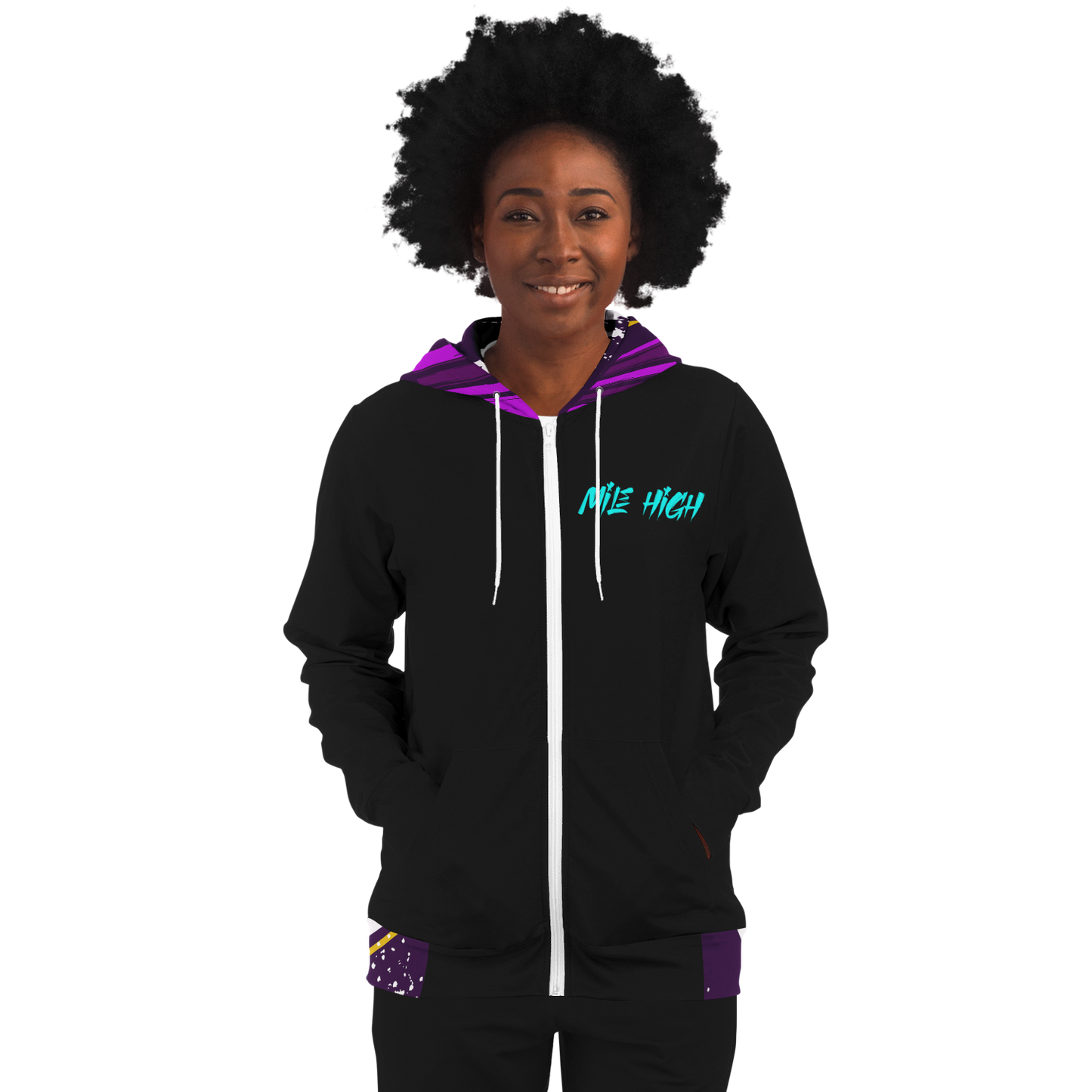Adult Mile High Gaming Zip Hoodie