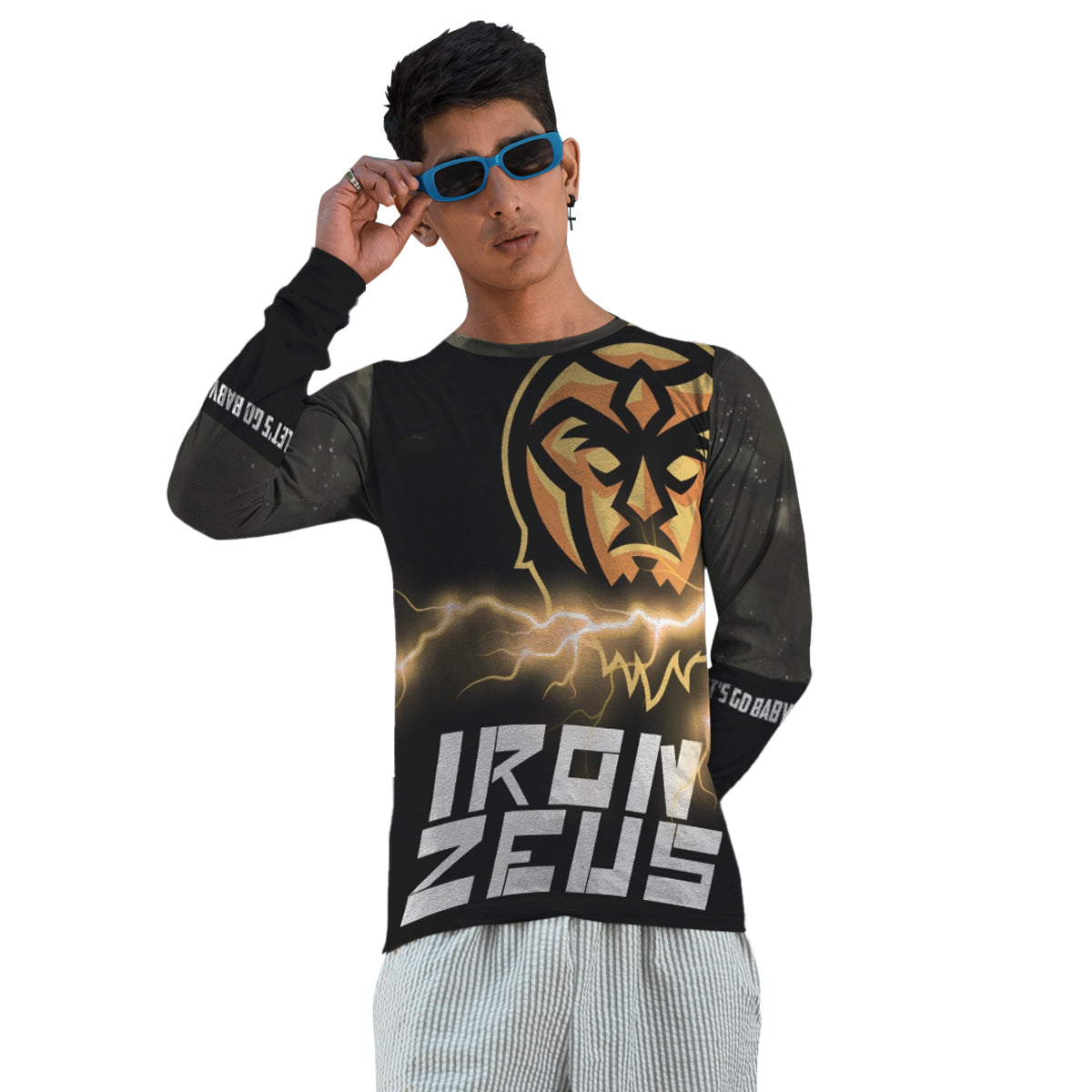 IronZeus All Over Print Long Sleeve T-Shirt
