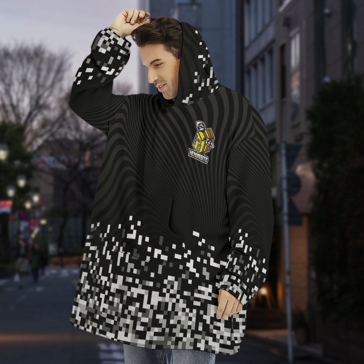 Adult Kendrisite Fleece Blanket Hoodie