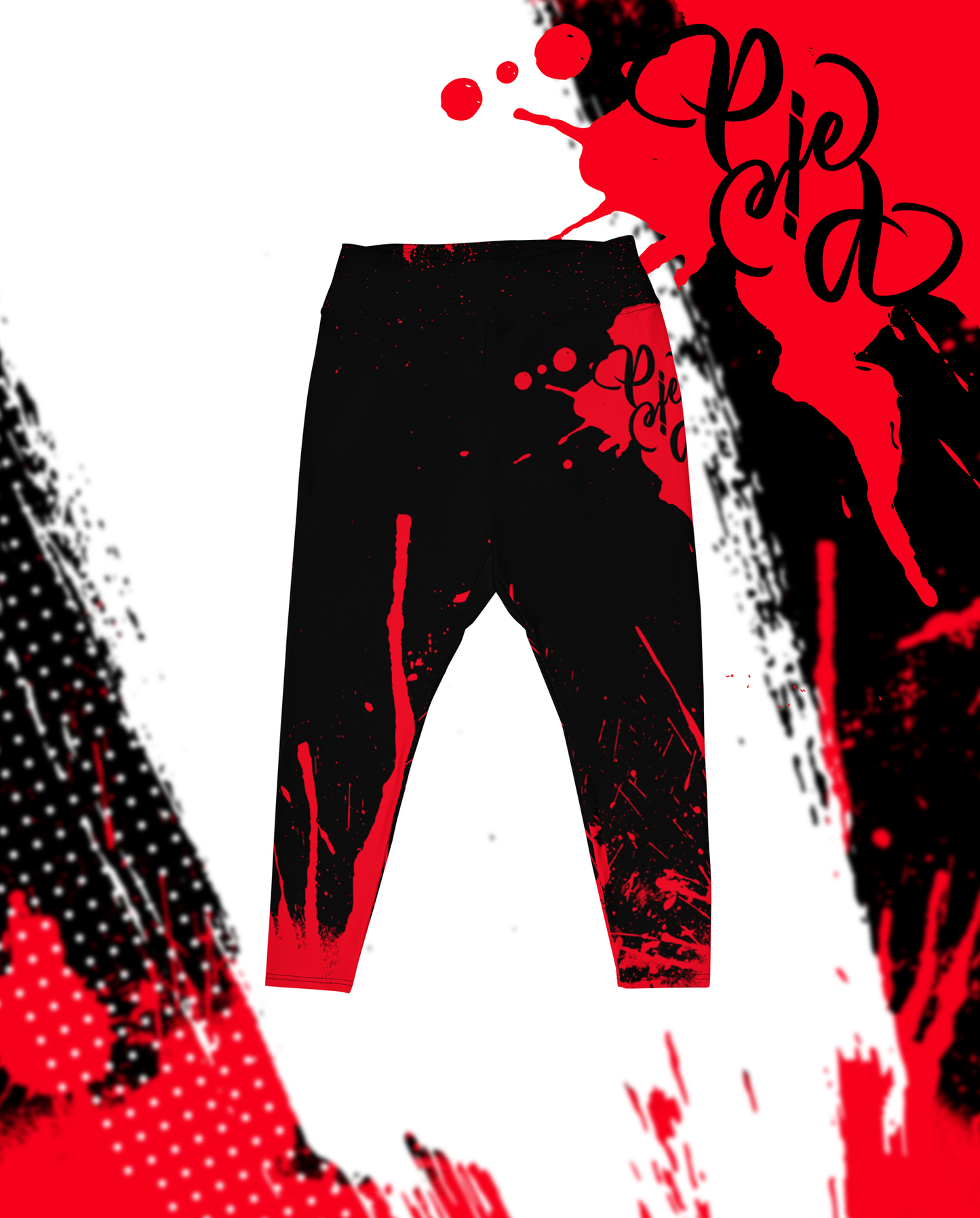 PiePie Paintings Women's AOP Plus Size Leggings