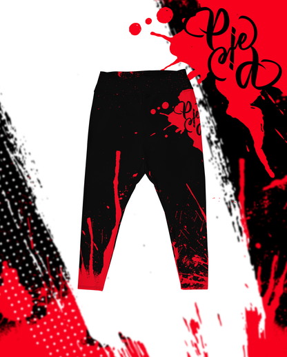 PiePie Paintings Women's AOP Plus Size Leggings