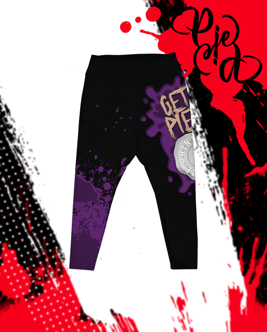 PiePie Paintings Women's AOP Plus Size Leggings