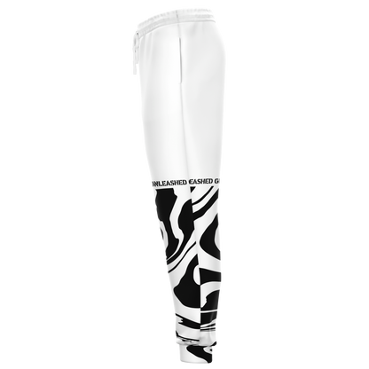 GU Brand 'White Warp' Joggers